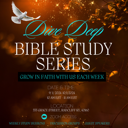 Dive Deep Bible Study Template